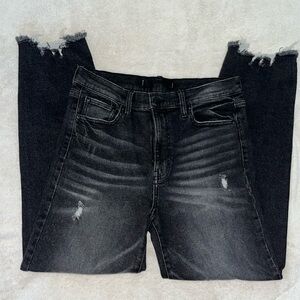 Black Distressed Jeans